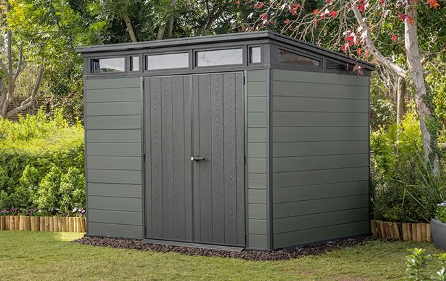 Keter Cortina 9x7 Storage Shed - Green