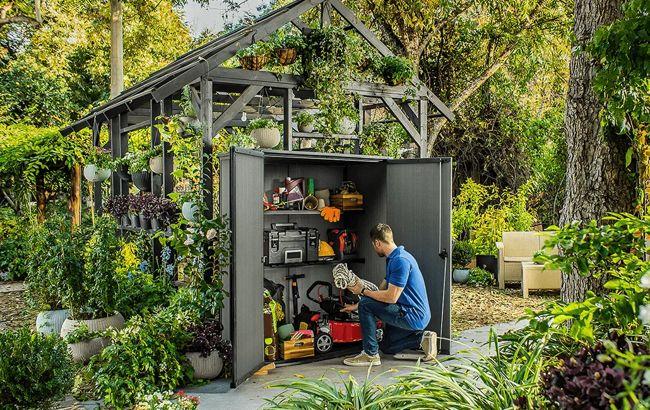 Keter Cortina Alto Storage Shed - Graphite