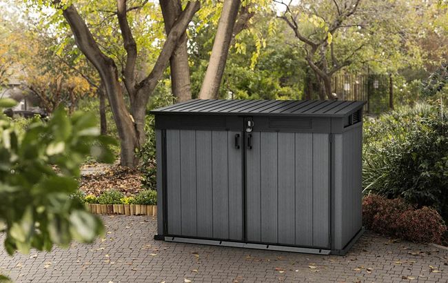Keter Cortina Mega Storage Shed - Graphite