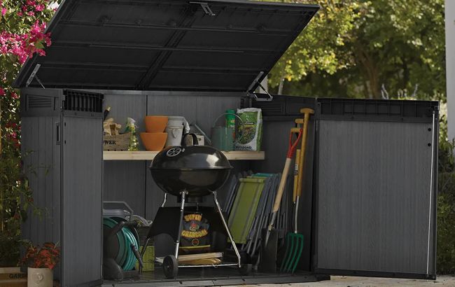 Keter Cortina Mega Storage Shed - Graphite