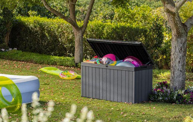 Keter Darwin 150 Gallon Deck Box - Graphite