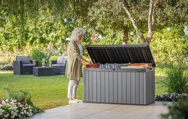 Keter Darwin 150 Gallon Deck Box - Graphite