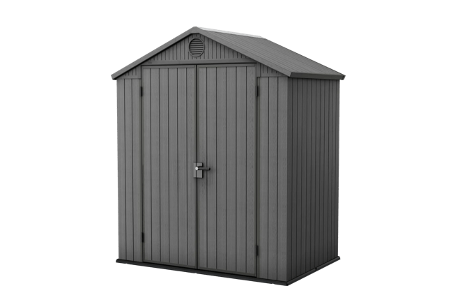 keter Darwin 6x4 Storage Shed - Graphite