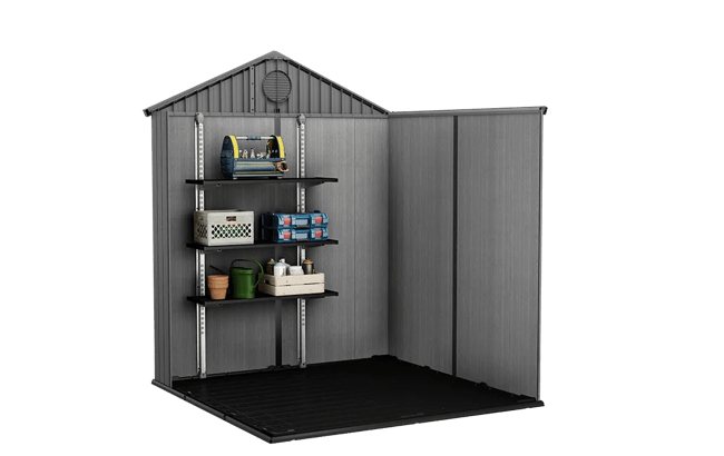 Keter Darwin 6x6 Storage Shed - Graphite