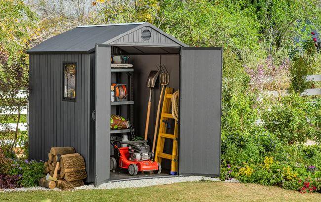 Keter Darwin 6x6 Storage Shed - Graphite
