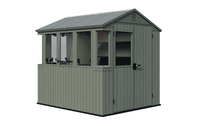 keter Darwin 6x8 Potting Shed - Green