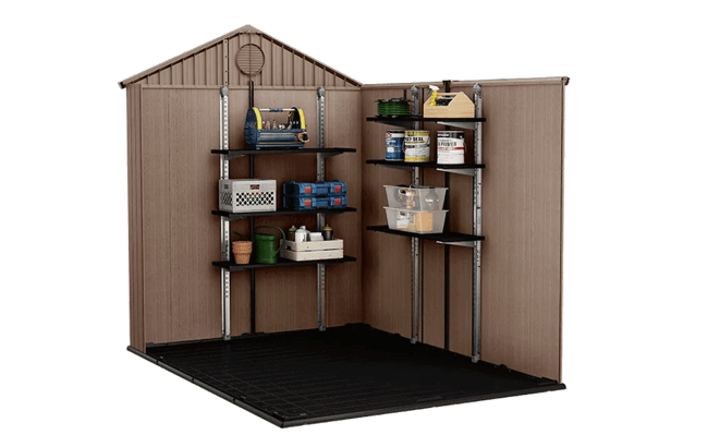 Keter Darwin 6x8 Storage Shed - Brown
