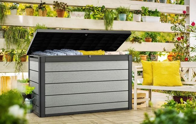 Keter Denali 200 Gallon Deck Box - Grey