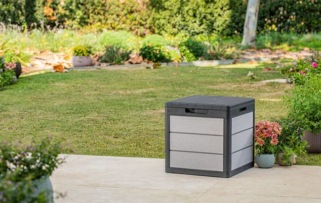Keter Denali 30 Gallon Deck Box - Grey