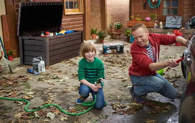 Keter Eastwood 150 Gallon Deck Box - Brown