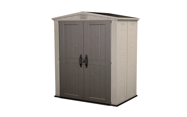 keter Factor 6x3 Storage Shed - Brown