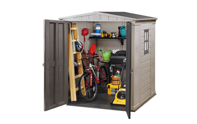 Keter Factor 6x6 Storage Shed - Brown