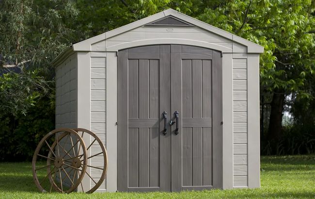 Keter Factor 8x11 Storage Shed - Brown