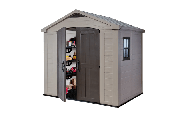 Keter Factor 8x6 Storage Shed - Brown