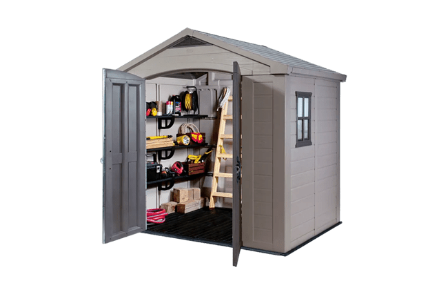 Keter Factor 8x6 Storage Shed - Brown