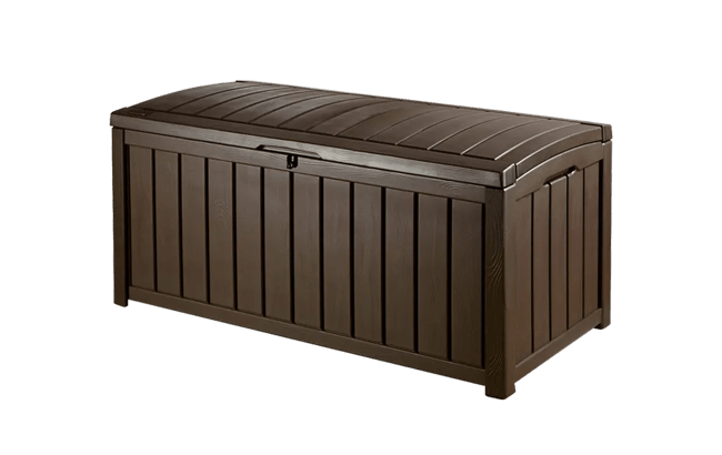 keter Glenwood 101 Gallon Deck Box - Brown