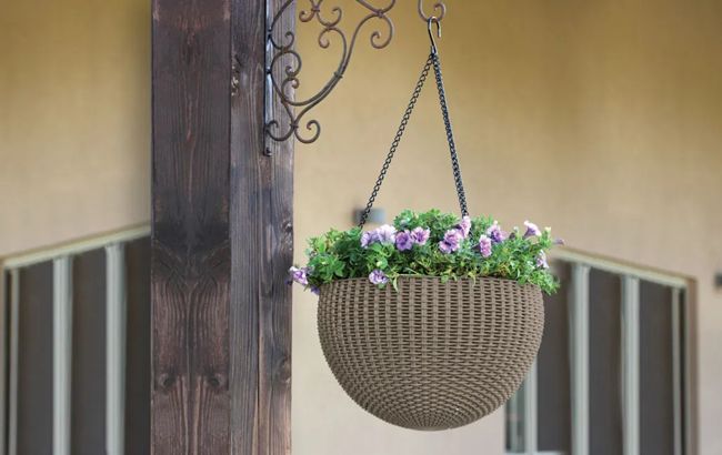 Keter Hanging Planter Set Of 2 - Brown