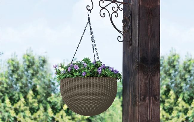 Keter Hanging Planter Set Of 2 - Brown
