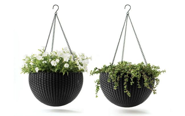 Keter Hanging Planter Set Of 2 - Graphite