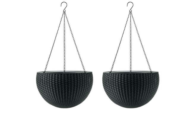 keter Hanging Planter Set of 2 - Graphite