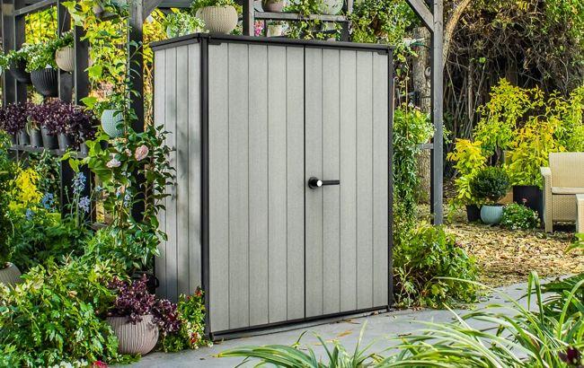 Keter High Store Plus Storage Shed - Grey