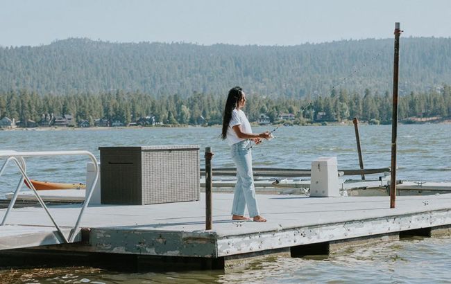 Keter Java 230 Gallon Deck Box - Brown