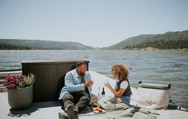 Keter Java 230 Gallon Deck Box - Brown