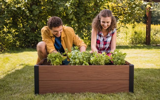 Keter Maple Raised Garden Bed - Brown