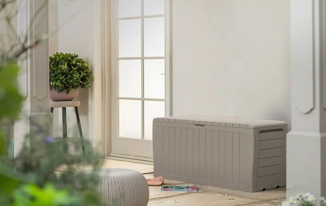 Keter Marvel 71 Gallon Deck Box - Beige