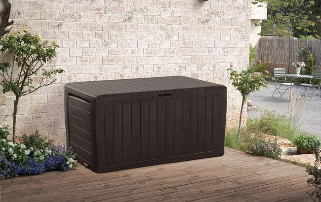 Keter Marvel 71 Gallon Deck Box - Brown