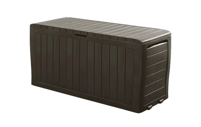 keter Marvel 71 Gallon Deck Box - Brown