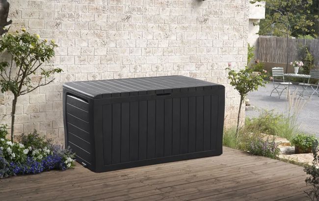 Keter Marvel 71 Gallon Deck Box - Graphite