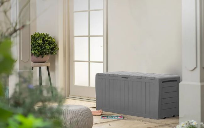 Keter Marvel 71 Gallon Deck Box - Grey