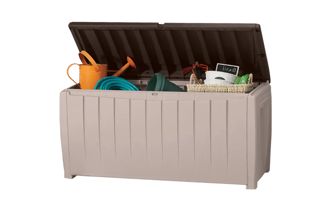 Keter Novel 90 Gallon Deck Box - Brown