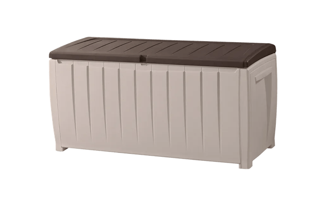 keter Novel 90 Gallon Deck Box - Brown