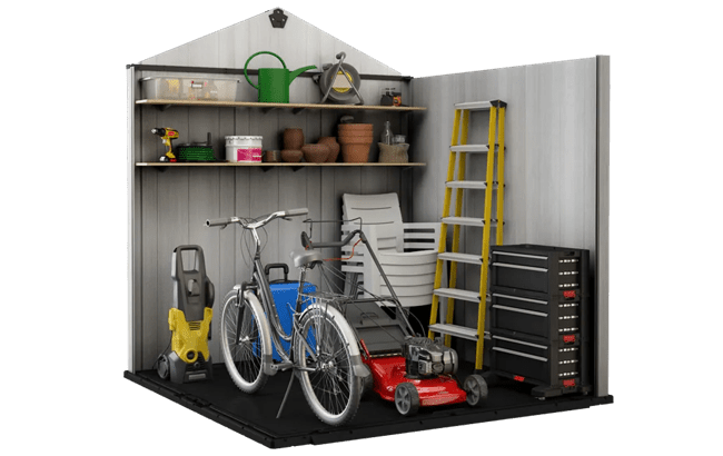 Keter Oakland 7.5x7 Storage Shed - Grey