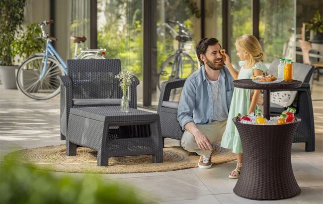 Keter Pacific 7.5 Gallon Cool Bar - Brown