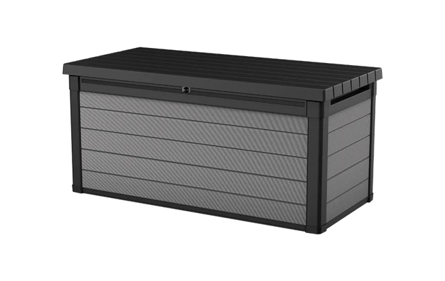 keter Premier 150 Gallon Deck Box - Grey