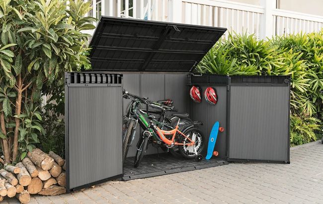 Keter Premier Jumbo Storage Shed - Grey