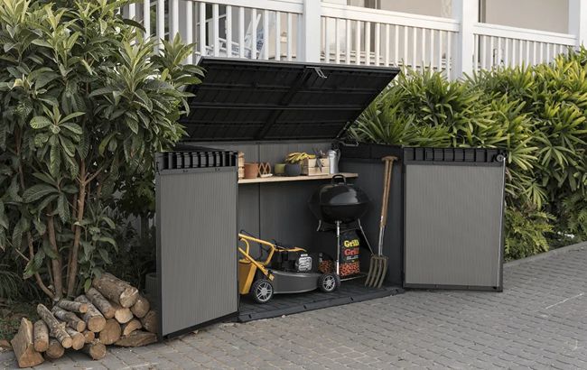 Keter Premier Jumbo Storage Shed - Grey