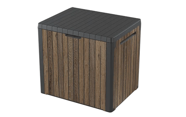 keter Signature 30 Gallon Deck Box - Walnut Brown