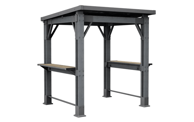 keter Signature 8x6.5 Grill Gazebo - Ashwood Brown