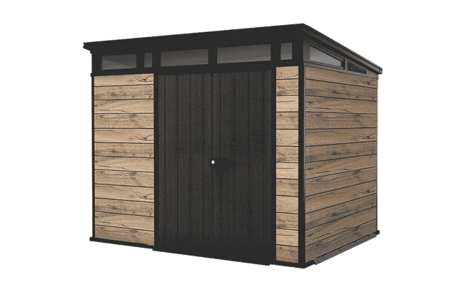 keter Signature 9x7 Storage Shed - Pine Brown