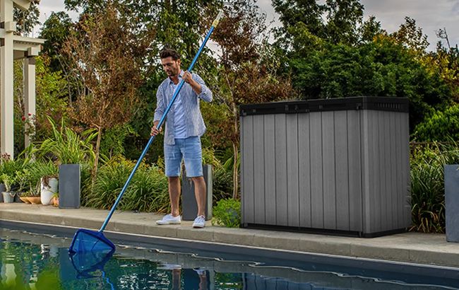 Keter Store-It-Out Darwin Storage Shed - Graphite