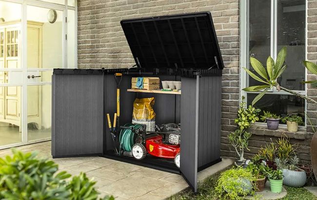 Keter Store-It-Out Darwin Storage Shed - Graphite