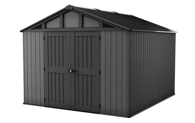 keter Stronghold 10x11.5 Storage Shed - Graphite
