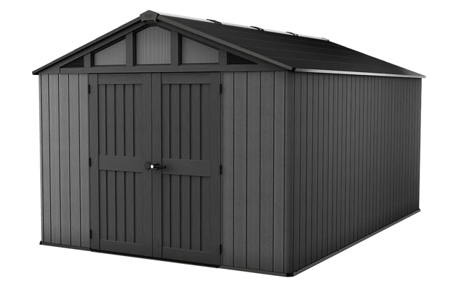 keter Stronghold 10x15 Storage Shed - Graphite