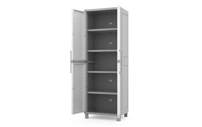 Keter Utility Garage Storage Cabinet - Smoky White