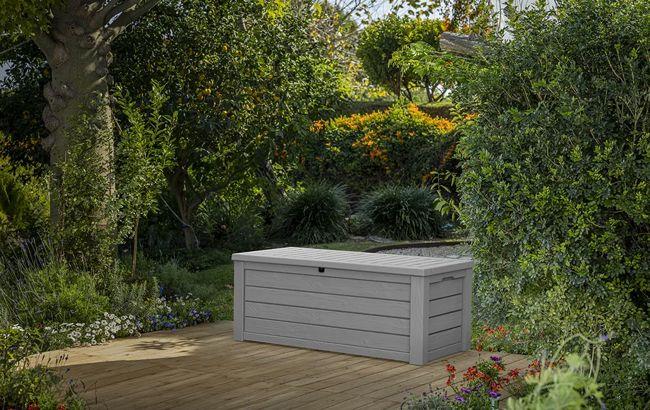 Keter Westwood 150 Gallon Deck Box - Grey