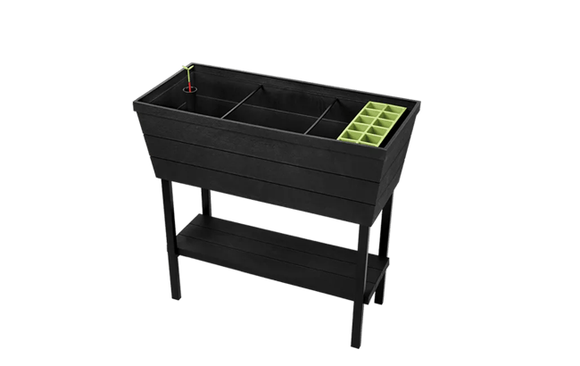 keter Urban Bloomer 12.7 Gallon Elevated Garden Bed - Graphite